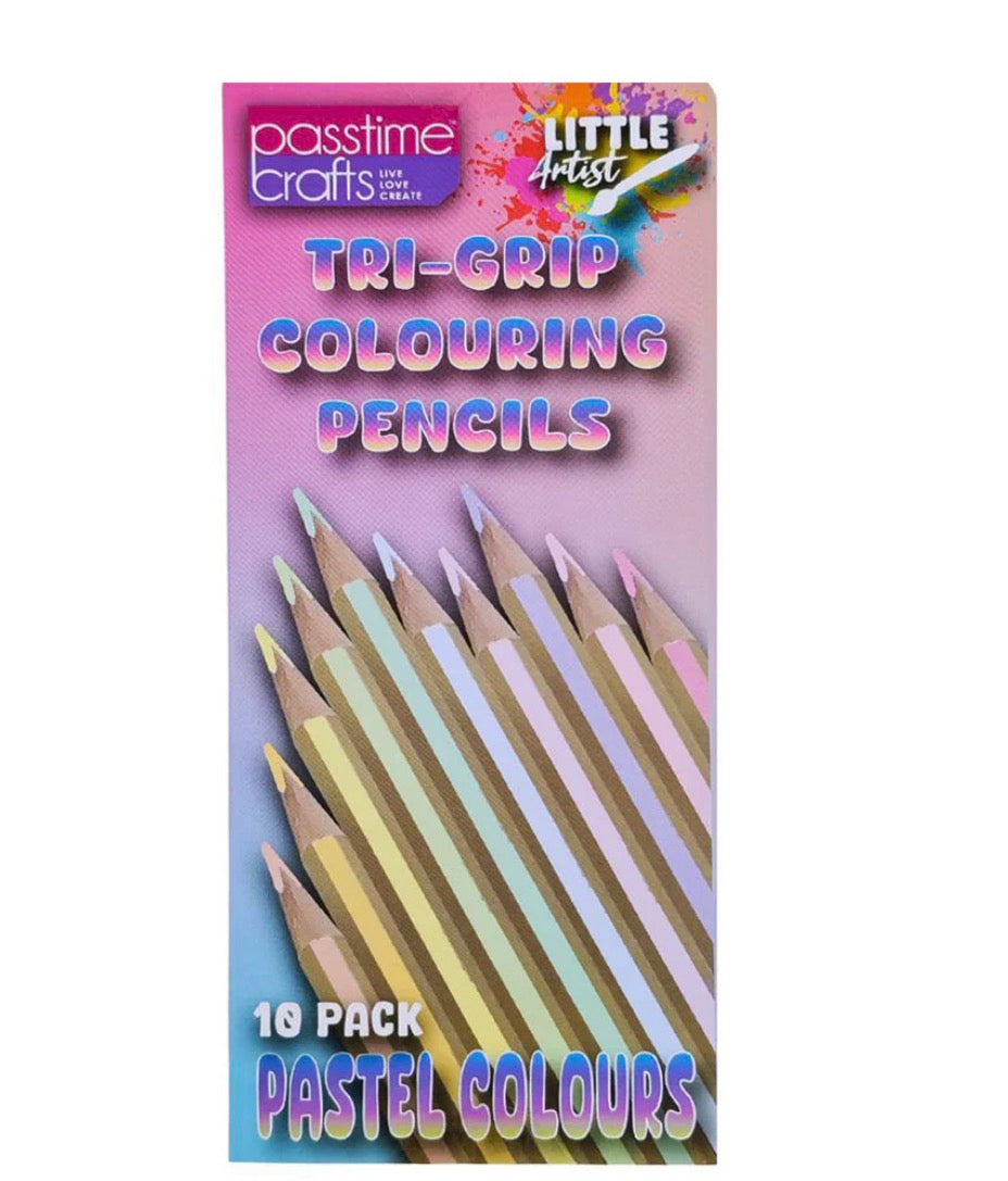 Tri Grip colouring Pencils, Pastel tones