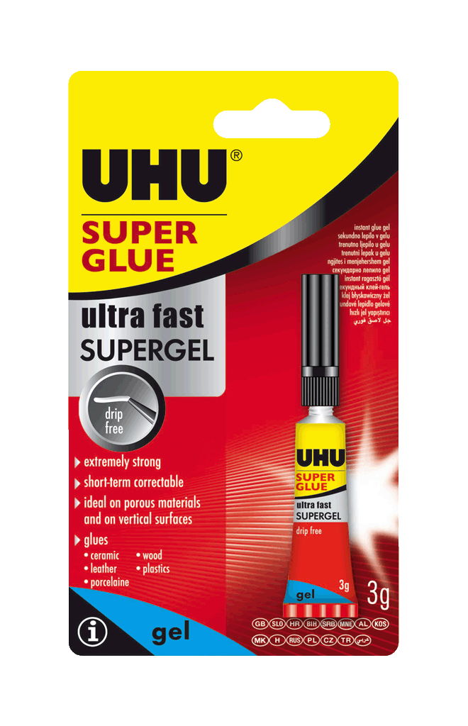 UHU Super Glue Ultra Fast 3g