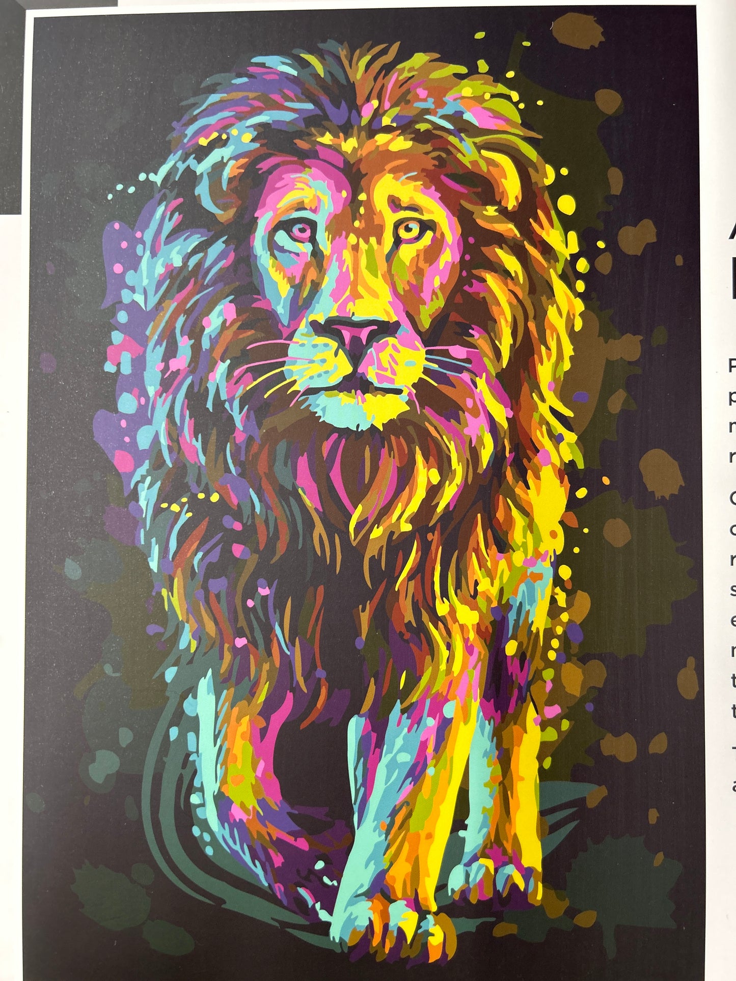 Abstract Lion