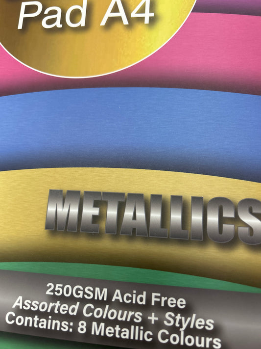 Metallic gloss card Pad 16 pages A4