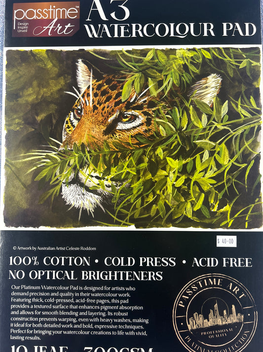 Watercolour Paper Pad 300GSM  Cold Pressed