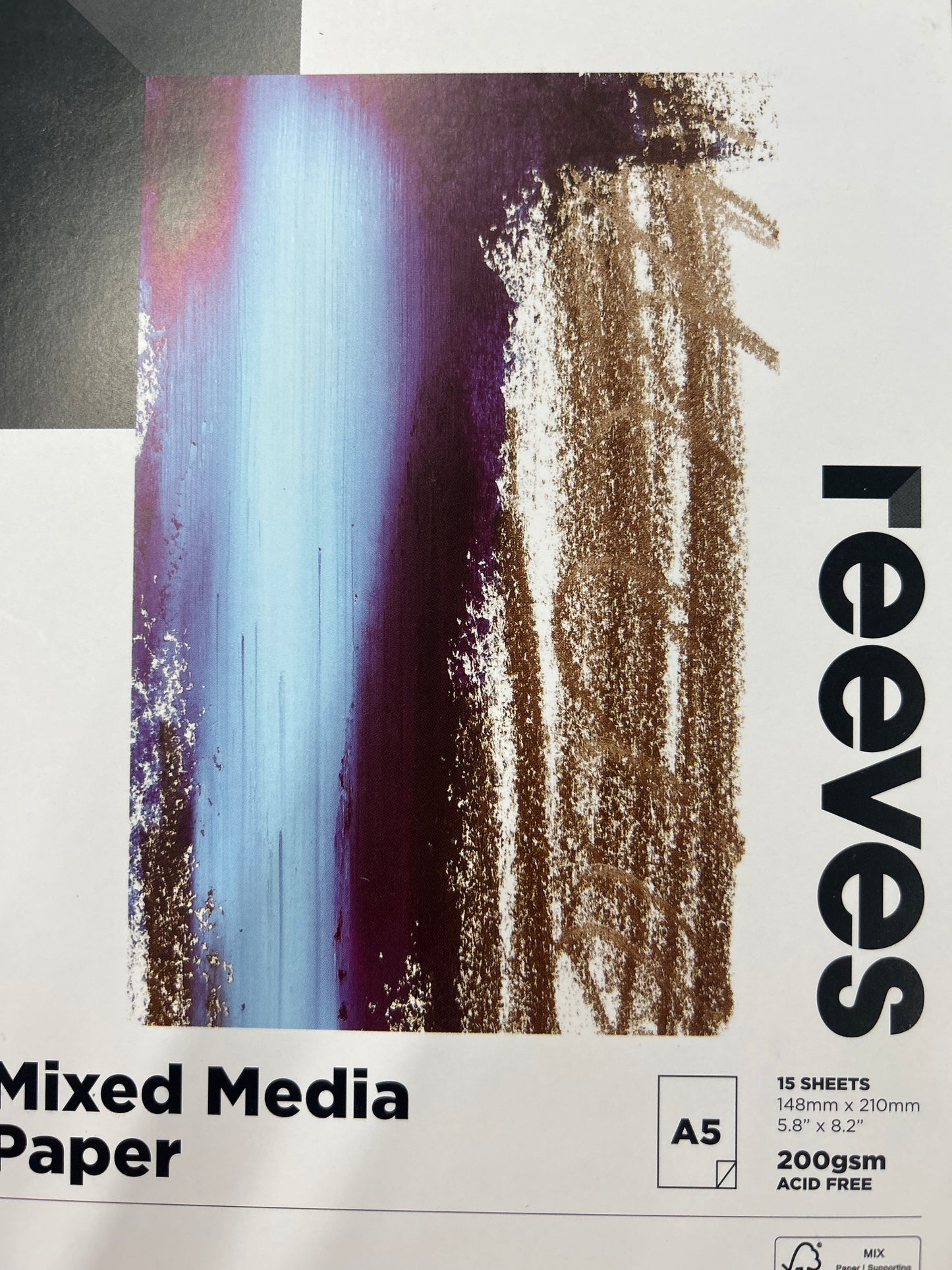 Mixed Media Paper 6 Sheets 200gsm