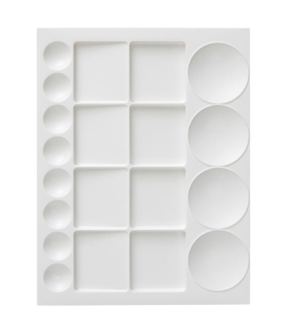 20 Well Plastic Rectangle Palette