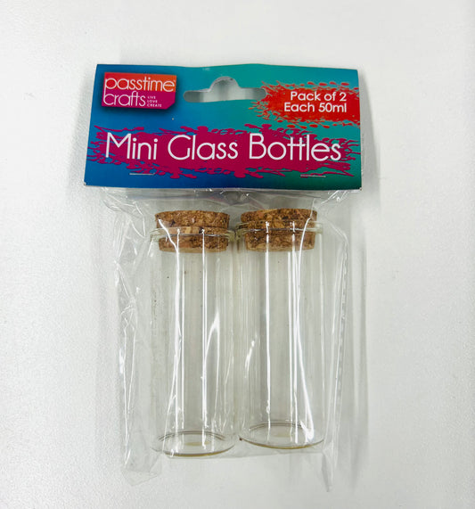 Mini Glass bottles Cork top