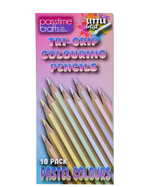 Tri Grip colouring Pencils, Pastel tones